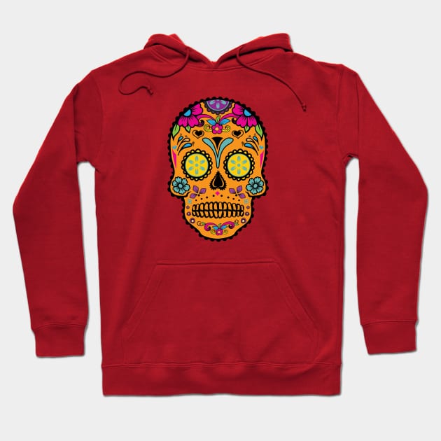 Day of the Dead Hoodie by damienmayfield.com